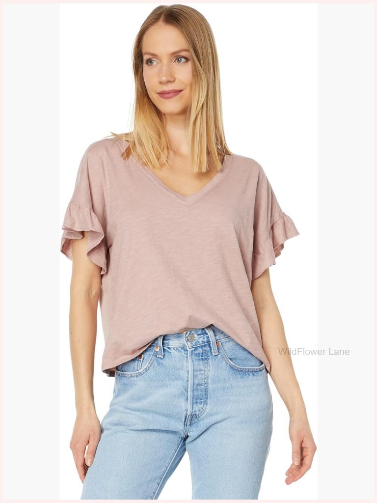 Womens Bikini Top Short Sleeve V-Neck Crop Top For Yoga